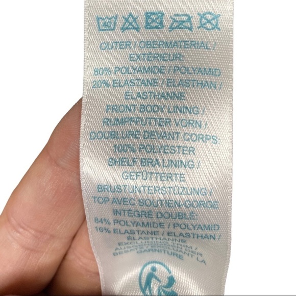 Boden Leaf Tankini TOP Size 8 - Picture 7 of 9